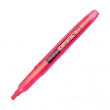 Text marker AGENT pink