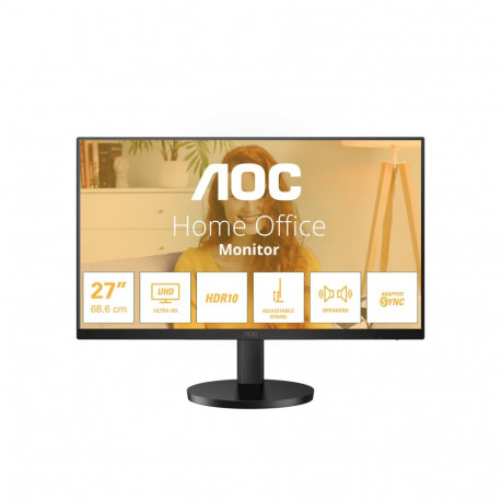 AOC U27B3AF 27-tolline UHD 3840x2160 60Hz HDR10 HDMI 2.0 DisplayPort 1.4 must
