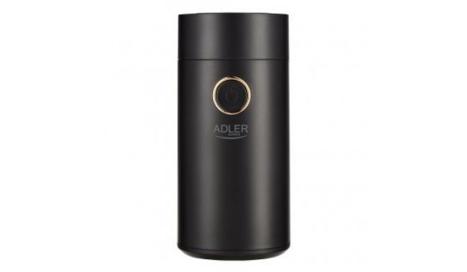 Adler Coffee Mill AD 4446bg 150 W, Coffee beans capacity 75 g, Black