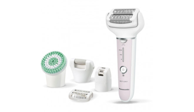 Panasonic ES-EY80-P503 Epilator, Cordless, White/Pink