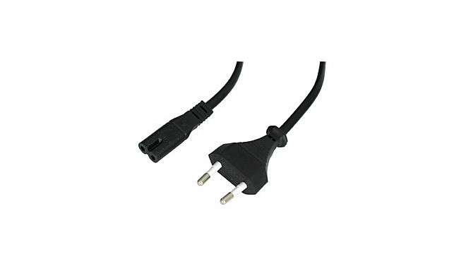 C7 Power Cord LINDY CEE7/16 2 m Black