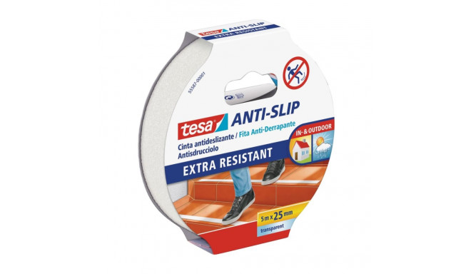 Tape TESA anti-slip 25mm x 5m, Anti-Slip colorless