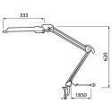 Desk lamp Campus LED 7.2W white screw-on