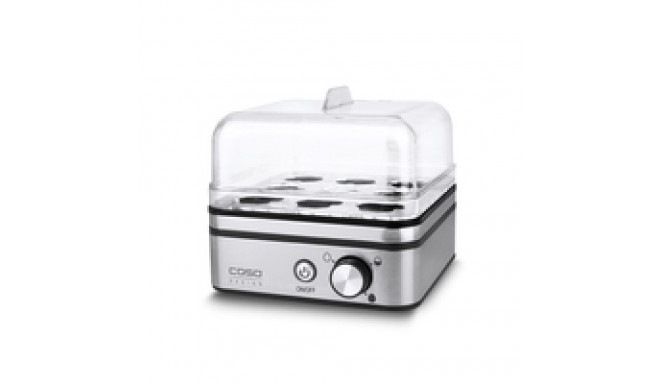Caso E9 egg cooker 8 egg(s) 400 W Stainless steel Transparent