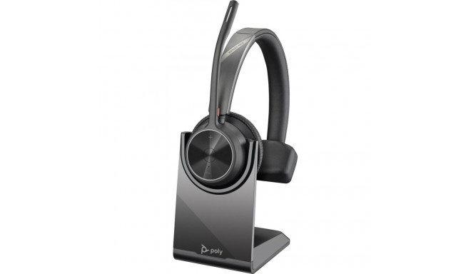 Poly Voyager 4310 UC mono kõrvaklapid +BT700 USB-A adapter +laadimisalus