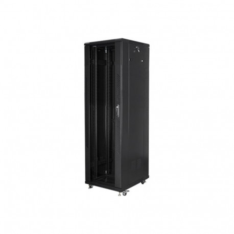 LANBERG 19-tolline 42U 600x1000 musta võrgust uksega serverikapp LCD