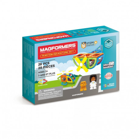 MAGFORMERS Komplekt Lennunduse seiklus, 28 osa