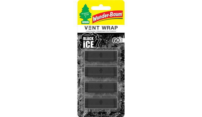 Wunder-Baum car air freshener Black Ice 4pcs