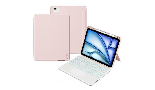 TECH-PROTECT SCMAG PEN + KEYBOARD IPAD AIR 10.9” 4 / 5 / 2020-2022 / 11” 6 / 7 / 2024-2025 PINK