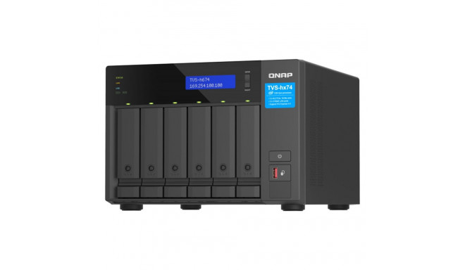 NAS Võrgusalvesti Qnap TVS-H674 Must Intel Core i5-1240