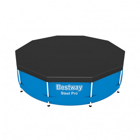 Swimming Pool Cover Bestway Black Ø 305 cm (1 Unit)