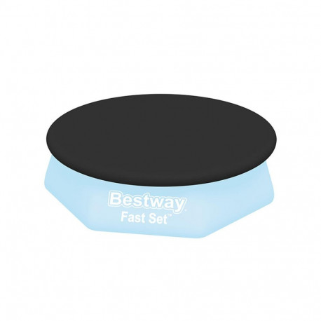 Swimming Pool Cover Bestway Black Ø 244 cm (1 Unit)