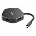 3-Port USB Hub D-Link DUB-M420 Melns/Pelēks Melns/Sudrabains 60 W