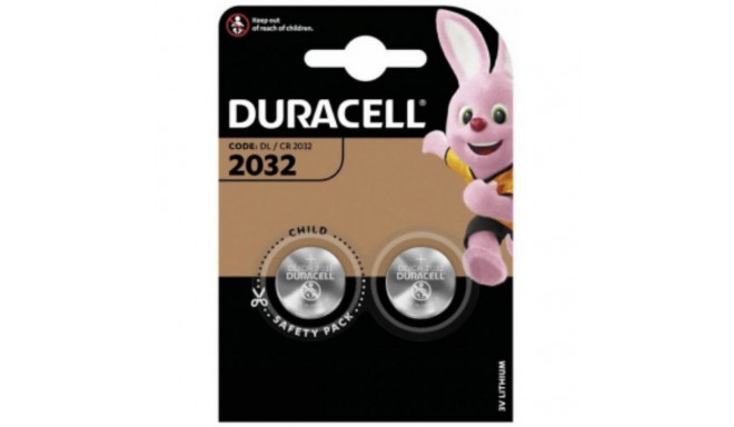 Duracell patarei CR2032 Lithium 3V 2tk