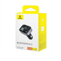 Baseus S-09 Автомобильный FM-трансмиттер Bluetooth 5.3 / 2x USB + USB-C