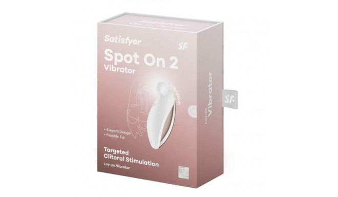 SATISFYER SPOT ON 2 VIBRADOR BLANCO ESTIMULACION DEL CLITORIS 1UN