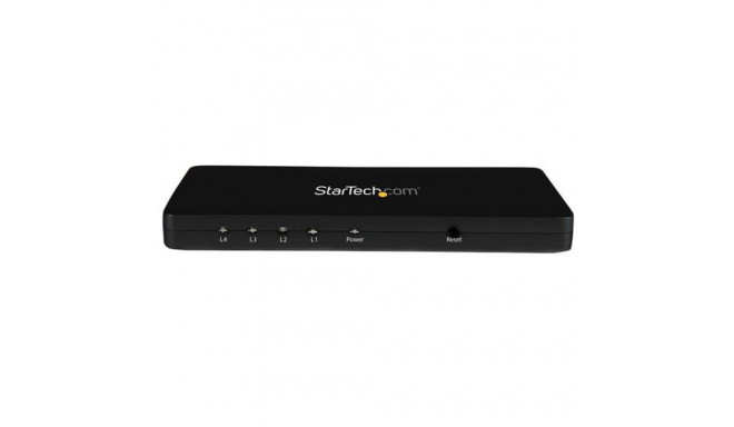 StarTech.com 4K HDMI 4-Port Video Splitter – 1x4 HDMI Splitter w/ Solid Aluminum Housing – 4K 30Hz