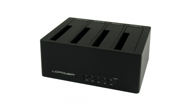 LC-Power 2.5"/3.5" SATA docking station - USB 3.2 Gen1/eSATA (LC-DOCK-U3-4B)