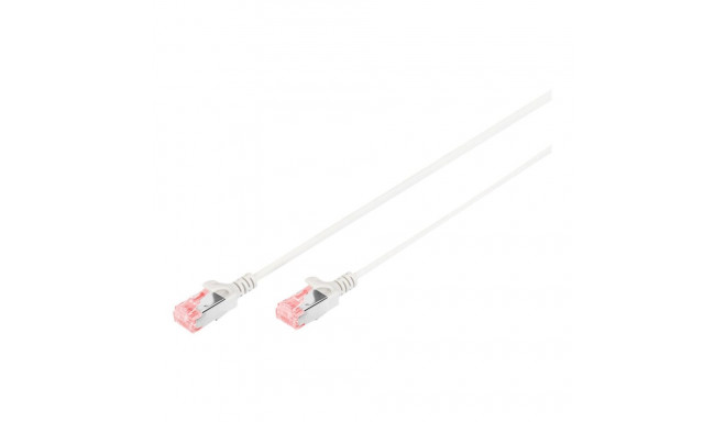 CAT 6 U-UTP  Slim patch cord | Patch cord | Transparent red coloured connector for easy identificati