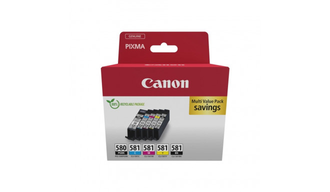 CANON PGI-580/CLI-581 Ink Cartridge BK/CMYK Sec