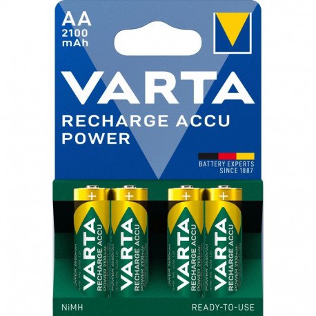 Varta Rechargeable Accu -akkuparistot, AA, 2100 mAh, 4 kpl, NiMH