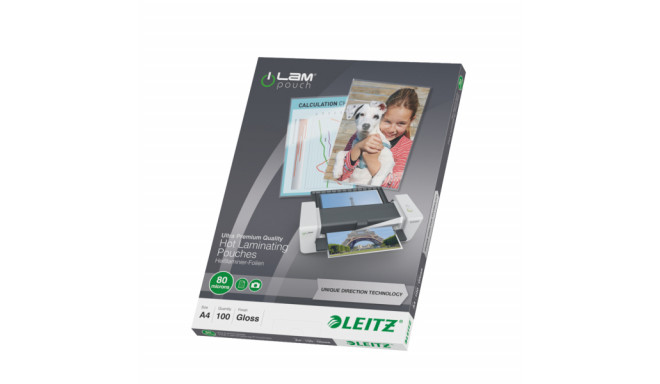 Leitz iLAM UDT A4 lamineerimiskile, 80mic/100tk