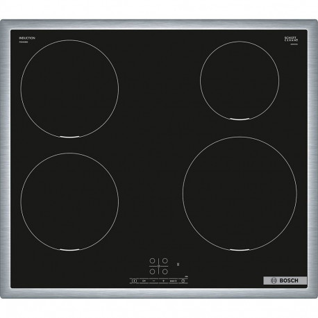 Iseseisev pliidiplaat PIE645BB5E Serie 4, must/roostevaba