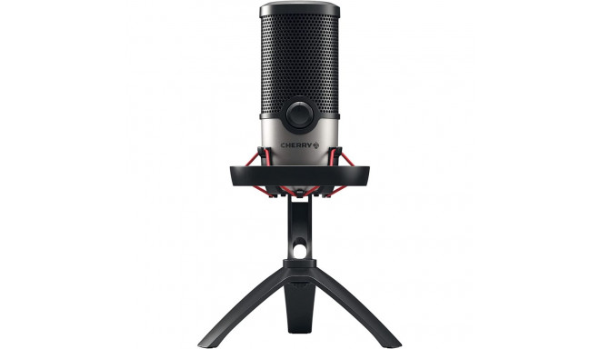 CHERRY UM 6.0 Advanced, microphone (black/silver, USB-C, jack)