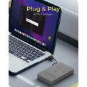 ICY BOX IB-AC603b-U3, adapter (anthracite/black, adapter for 1x HDD/SSD with plastic case)