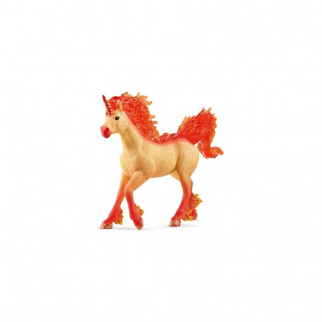 Schleich Bayala Elementa fire unicorn stallion, toy figure