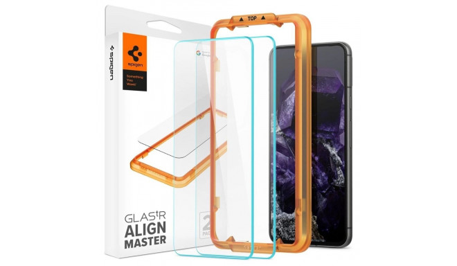 Spigen ALM Glas.tR tempered glass for Google Pixel 8 - 2 pcs.