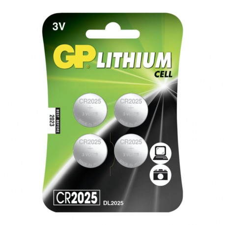 Patareid GP CR2025 4 tk/pk