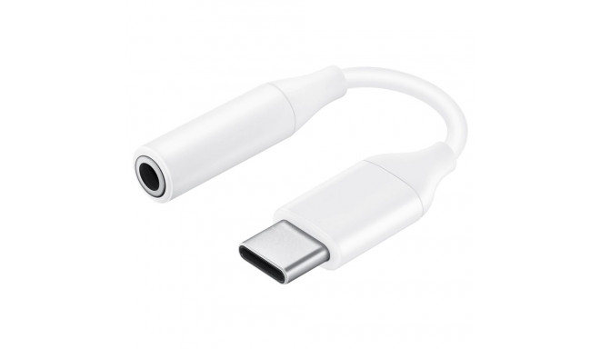 Adapter - SAMSUNG USB-C Headset Jack Adapter Female to Male Connector White