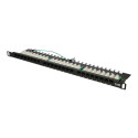 Extralink CAT6 UTP 0.5U | Patchpanel | 24 Ports