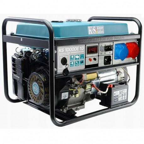 KÖNNER & SÖHNEN PETROL GENERATOR 7.5kW 230/400V ELECTRIC START AVR VST KS10000E1/3