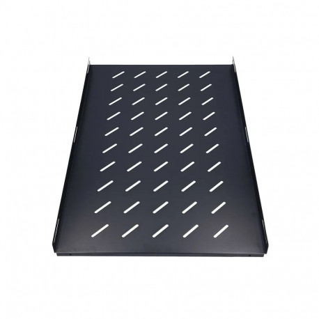 Extralink 1U 750mm Black | Shelf | 19", 752 x 472mm, spot mounted, for cabinets with a depth of 1000