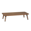 Maclean Wooden Monitor / Laptop Stand, (500x240x120mm), black walnut, max. 20kg, MC-930