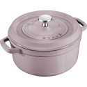 Staub Round Cast Iron Pot - 2.2 ltr, Cherry Blossom