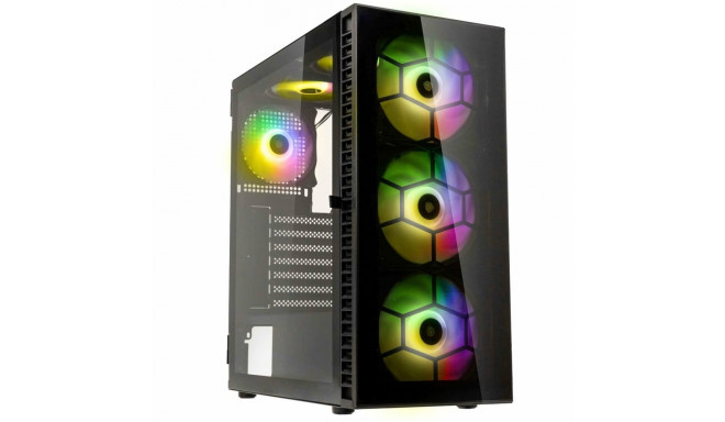 Kolink Observatory HF Glass ARGB Midi-Tower - black