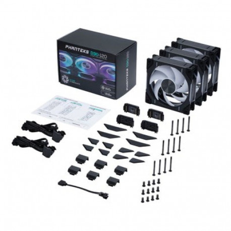 Phanteks D30 120mm PWM ventilaator, DRGB, must