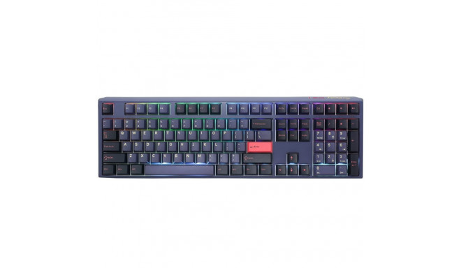 Ducky One 3 cosmic blue mänguklaviatuur, RGB LED - MX-Blue (US)