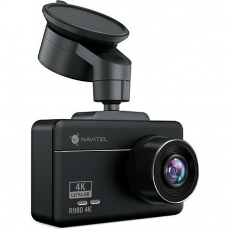 Navitel Dashcam with Wi-Fi, GPS-informer, and digital speedometer R980 4K IPS display 3''; 854x480;