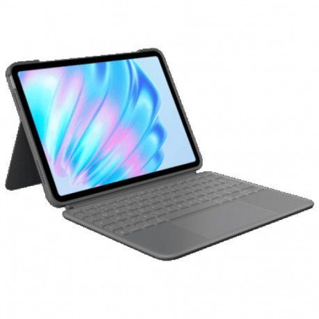 Logitech Combo Touch iPad Air 11'' (2024/2025) grau QWERTZ