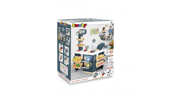 Smoby Supermarket ostukäruga