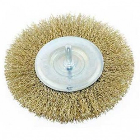 Diskveida birste Ø75mm misiņa sari