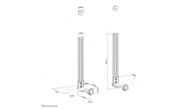 Neomounts by Newstar AWL29-650BL1 universaalne soundbar-kinnitus