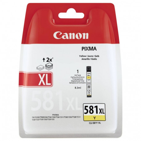 Canon CLI-581XLY -tindikassett, kollane