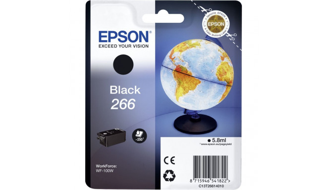 Epson 266 tindikassett, must