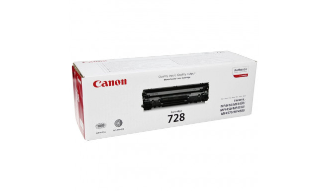 Canon CRG-728 lasertoonerikassett, must