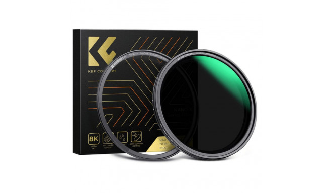 K&F Concept Nano-X MRC Fader Adjustable Magnetic Gray Filter ND2-32 - 77 mm